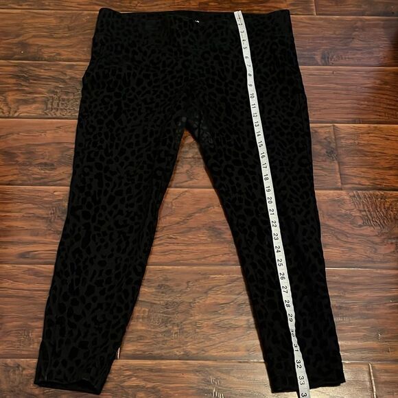 Torrid Pixie Black Leopard Luxe Ponte High Rise Pull On Pants Animal Print - Picture 8 of 14